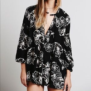 Free people floral tunic
